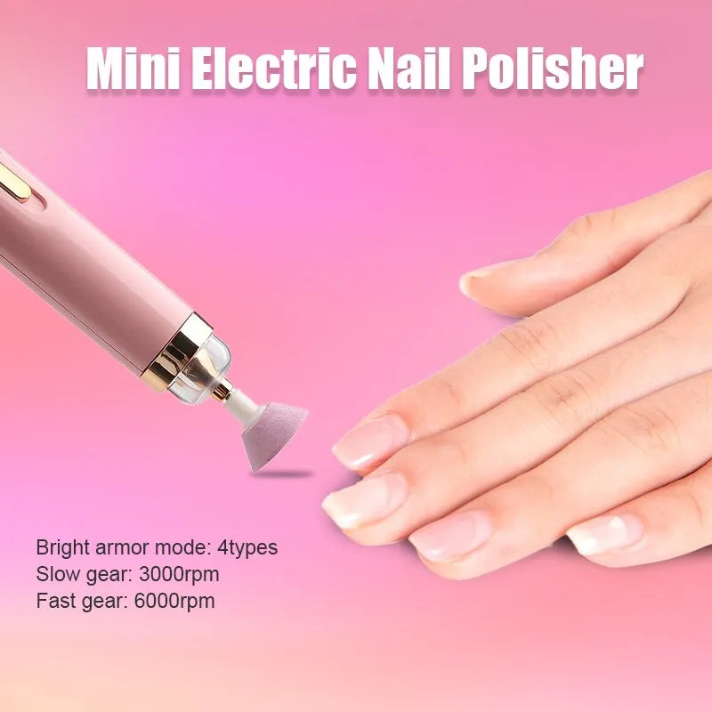 Mini Polidor de Unhas Elétrico